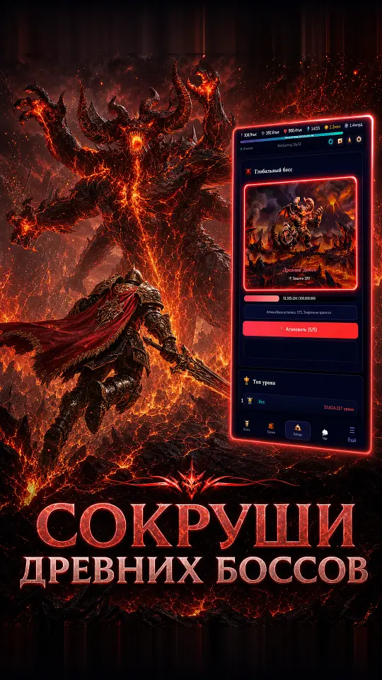 Экран мирового босса в Триумфе