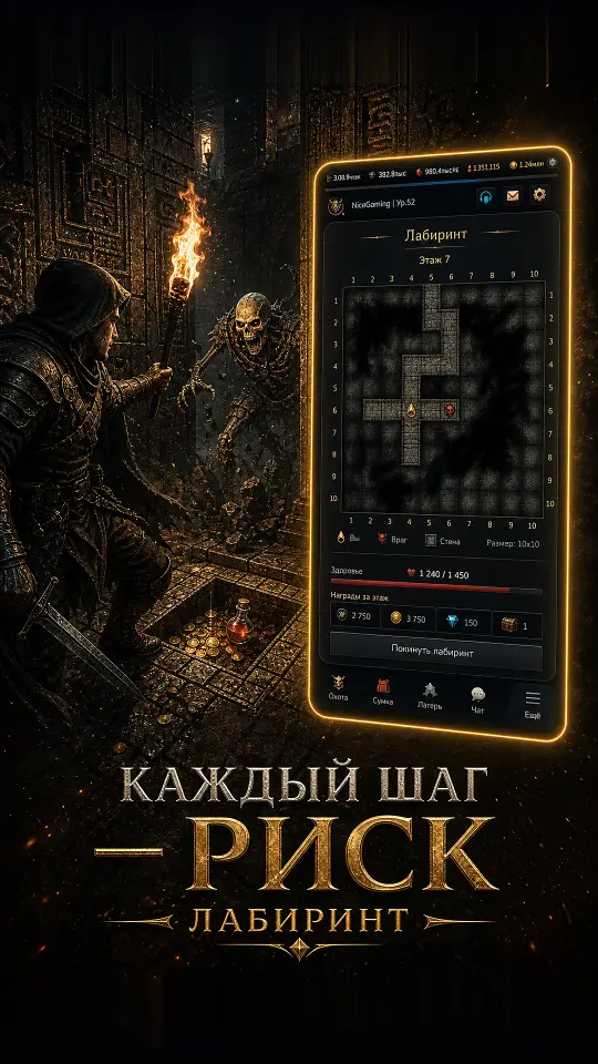 Экран лабиринта в Триумфе